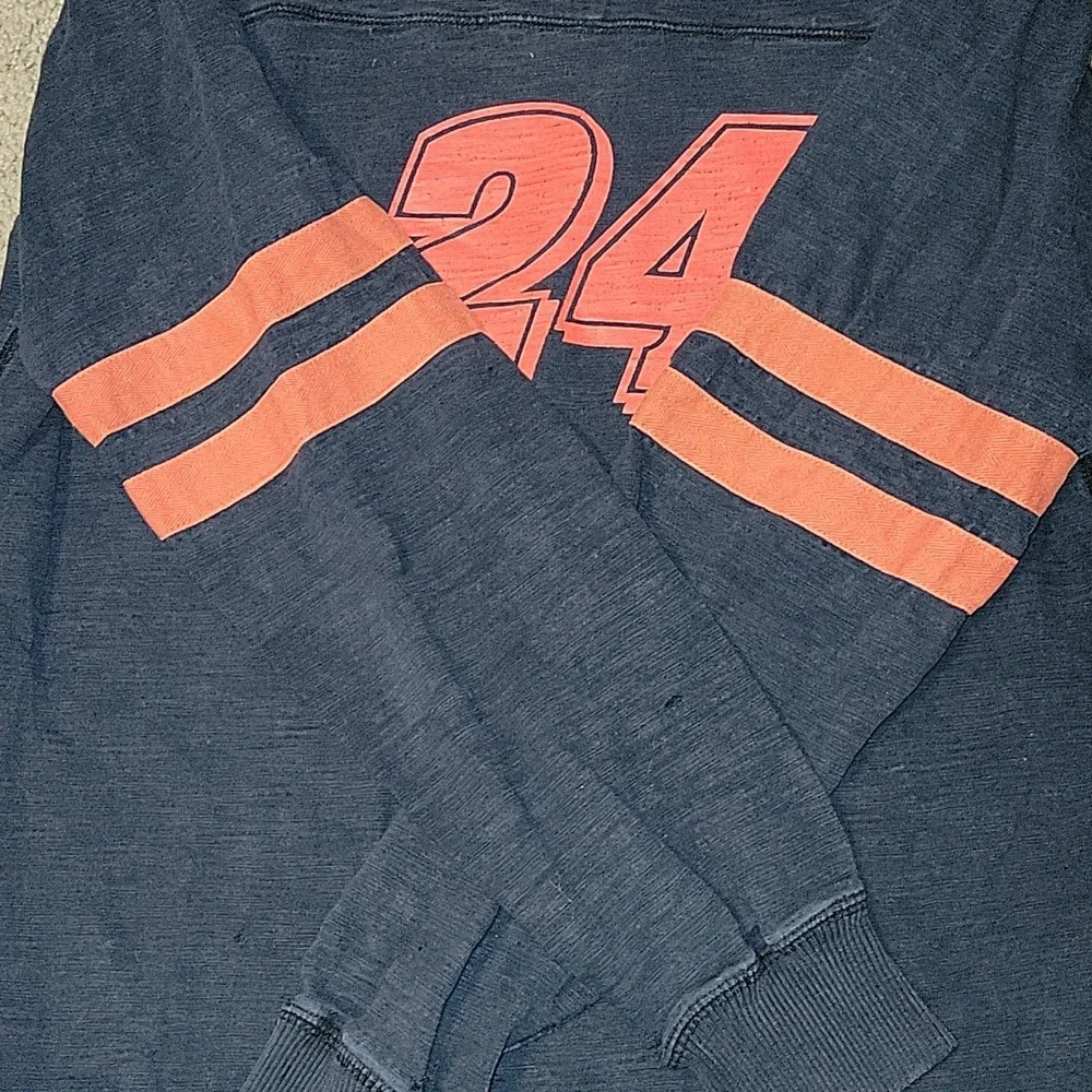 Vintage Jeff Gordon 24 Rugby Style Longsleeve Distressed NASCAR Shirt Medium